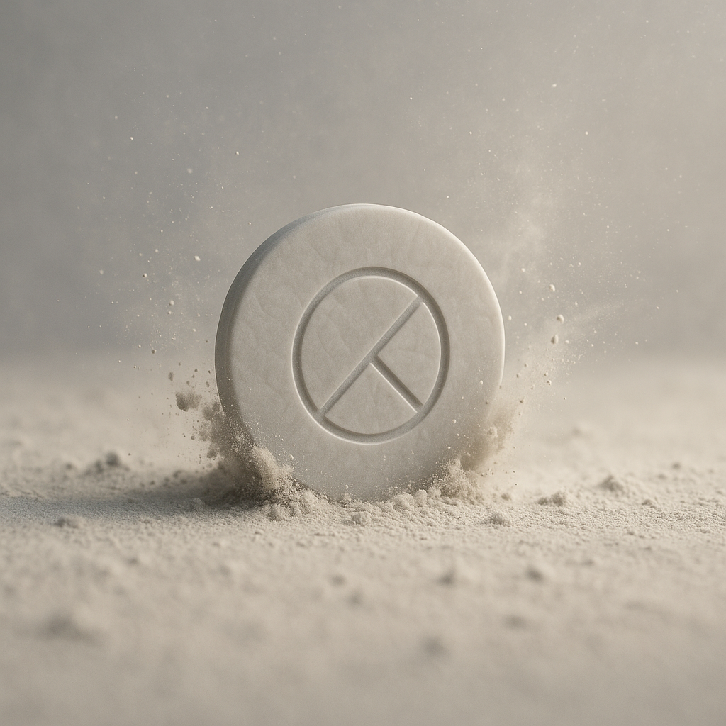 A carefully curated arrangement of Auren artefacts.